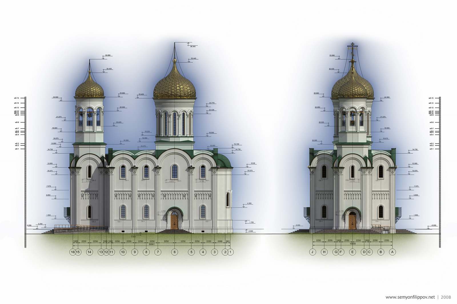 Православная церковь чертеж - 91 фото